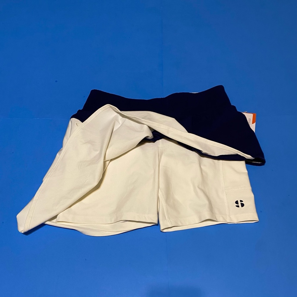 15. NWT! Sports Illustrated blue & white skirts size large - Picture 3 of 7